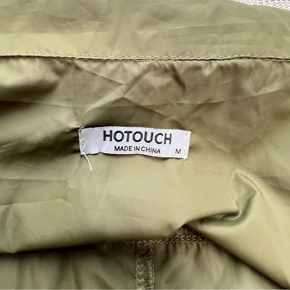 Hotouch Women’s Green Lightweight Raincoat Parka - Size M - Picture 3 of 9